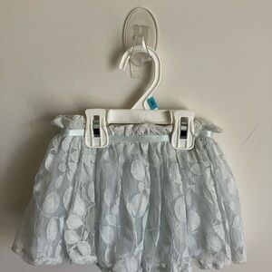 Kardashian Kids Light Blue Lace Baby Skirt